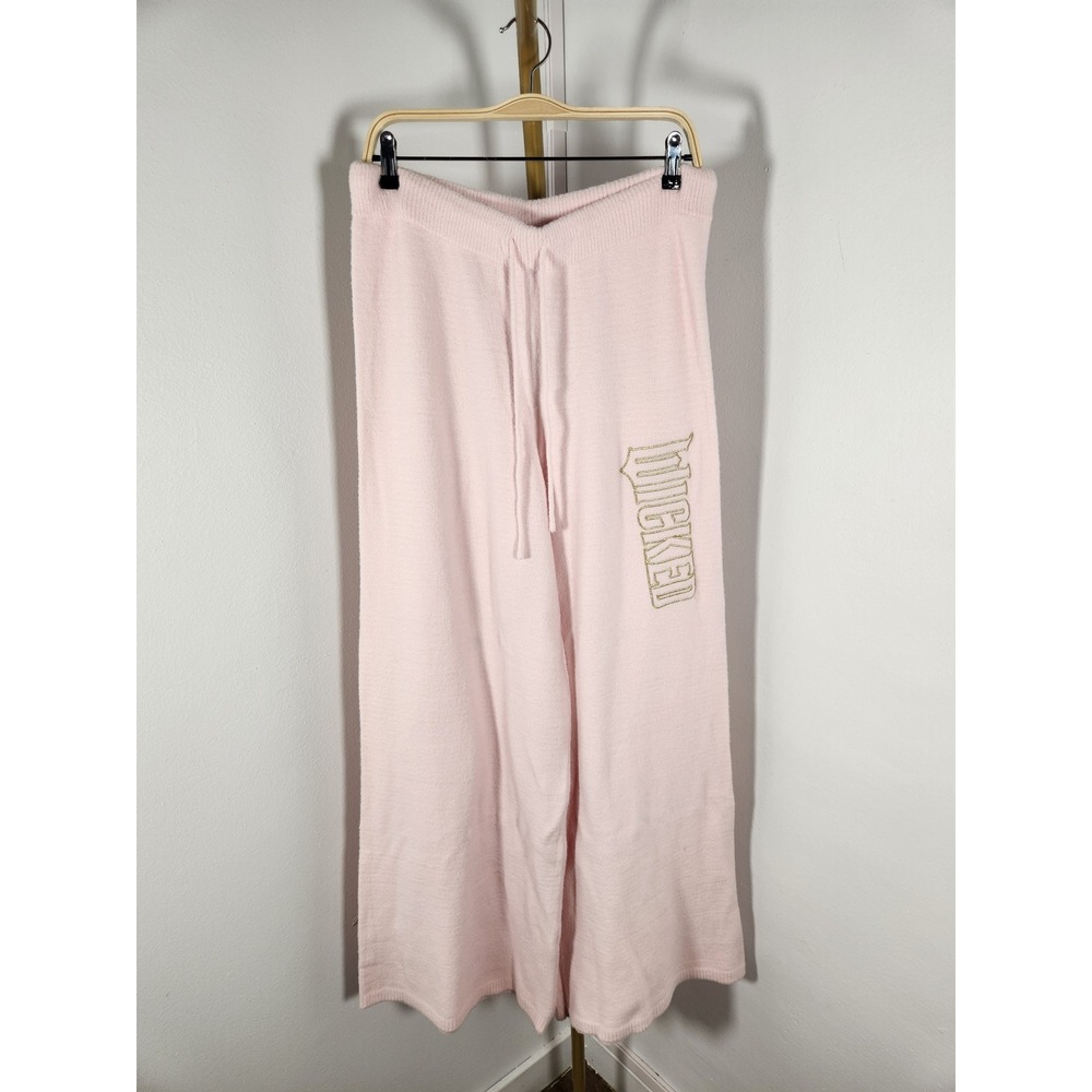 NWT WICKED x Paul Tazewell Pink Sweater Wide Leg Lounge Pants Size Medium
